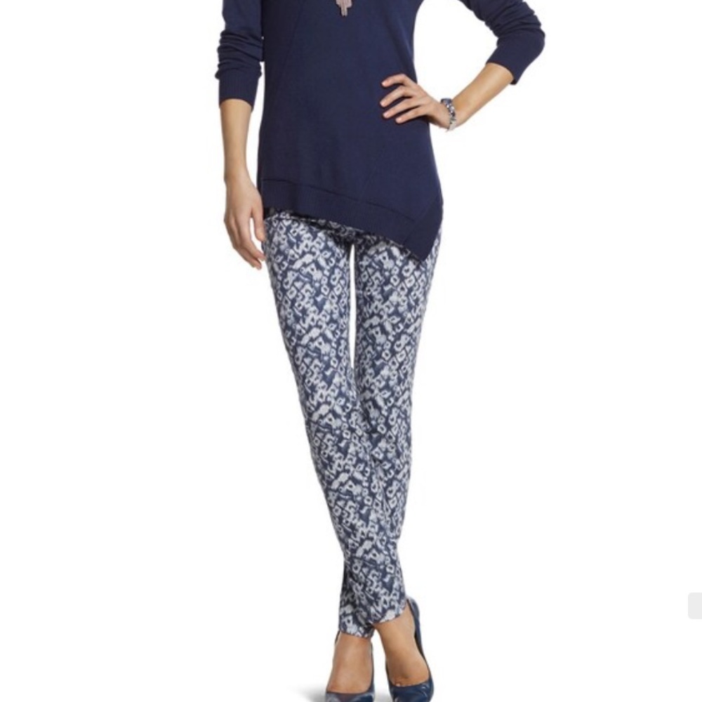 Chico’s Platinum Arctic Animal Jegging